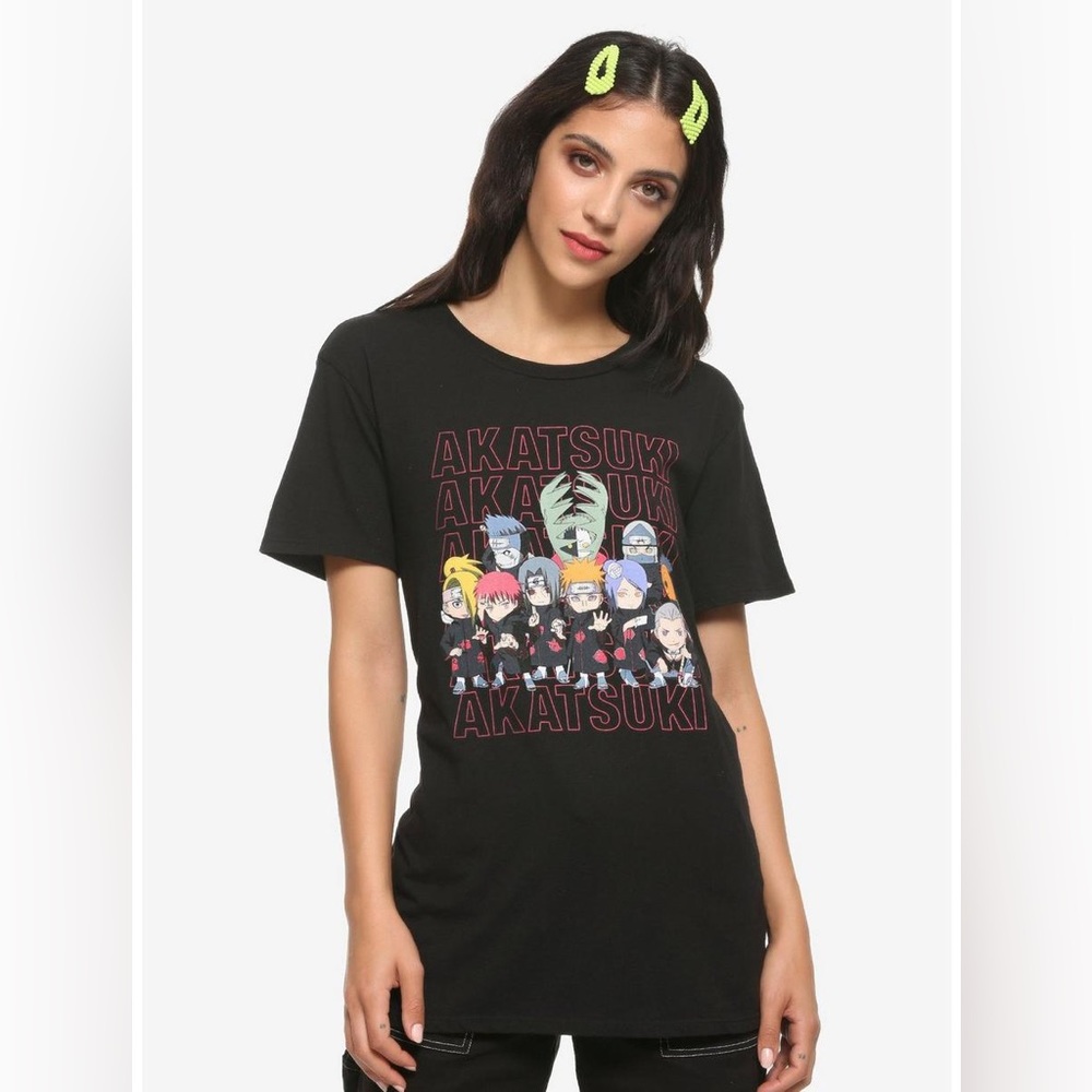 Naruto Shippuden Chibi
Akatsuki Names Girls T-Shirt size small